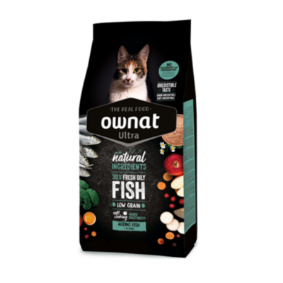 Pienso gatos seniors pescado