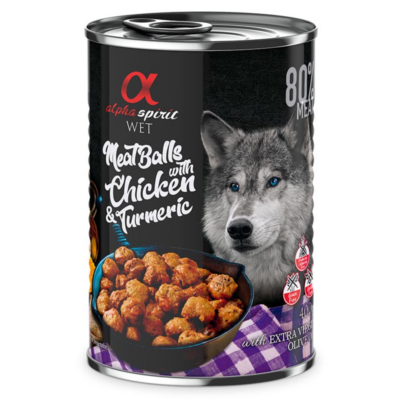 Lata de albóndigas de pollo y cúrcuma [400gr]